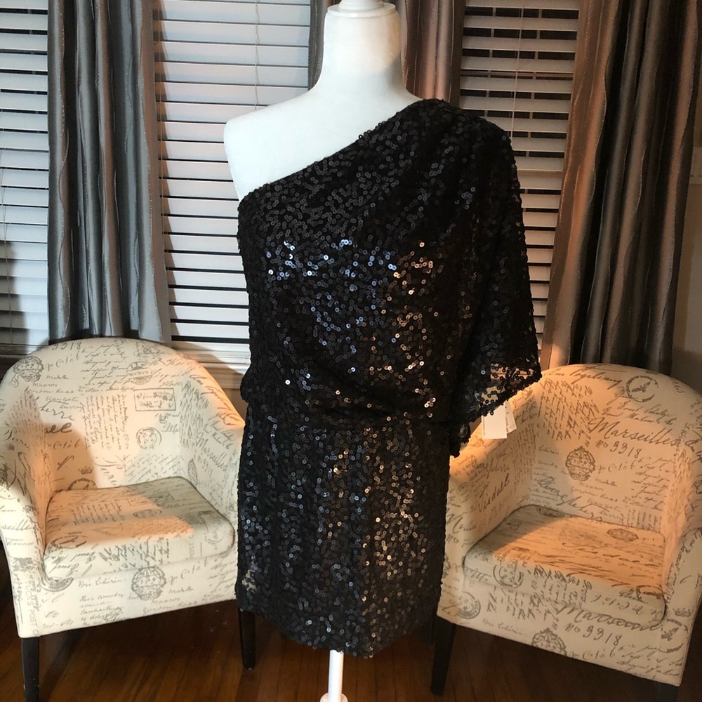 Black Jessica Simpson Sequin Dress homecoming prom